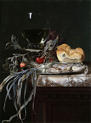 Still Life with Fish Platter | Willem van Aelst | Painting Reproduction