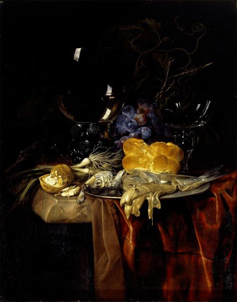 The Breakfast, 1679 | Willem van Aelst | Painting Reproduction