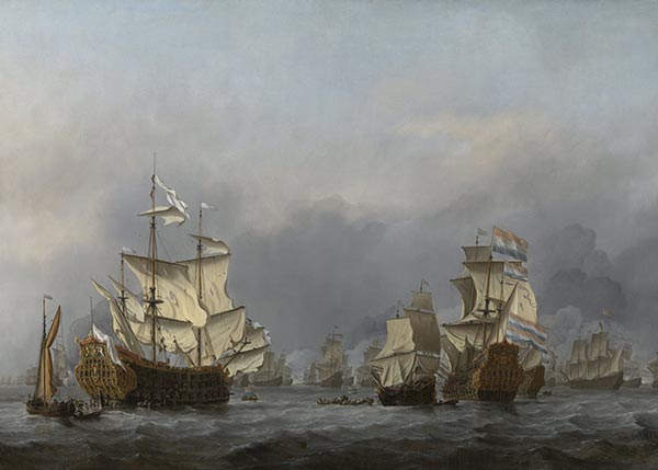 The Surrender of the Royal Prince, c.1670 | Willem van de Velde | Painting Reproduction