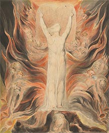 Gott schreibt auf die Tafeln des Bundes, c.1805 von William Blake | Gemälde-Reproduktion