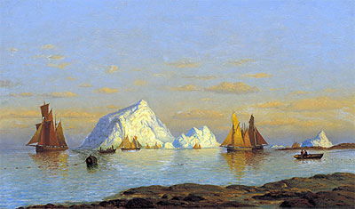 Fishermen off the Coast of Labrador, n.d. | William Bradford | Gemälde Reproduktion