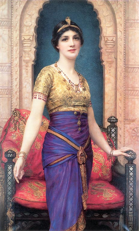 An Egyptian Beauty, undated | William Clarke Wontner | Painting Reproduction