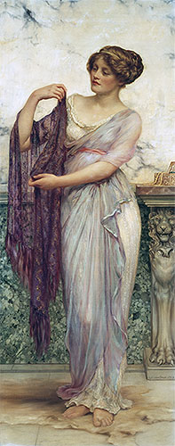 The Purple Scarf, 1913 | William Clarke Wontner | Painting Reproduction