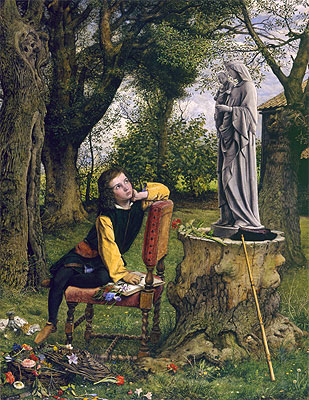 Titian Preparing to make his First Essay in Colouring, 1856 | William Dyce | Gemälde Reproduktion