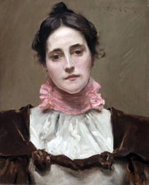 Mrs William Merritt Chase, 1899 by William Merritt Chase | Painting Reproduction