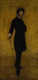 James Abbott McNeill Whistler, 1885 by William Merritt Chase | Painting Reproduction