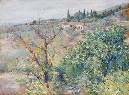 View of Fiesole | William Merritt Chase | Painting Reproduction