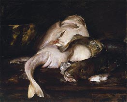 Still Life, Fish | William Merritt Chase | Gemälde Reproduktion