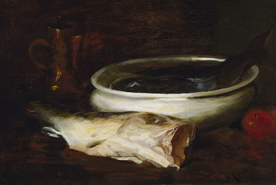 Fish and Still Life, c.1904/09 by William Merritt Chase | Painting Reproduction