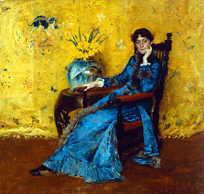 Dora Wheeler, c.1882/83 by William Merritt Chase | Painting Reproduction