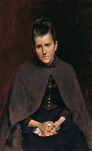 Well I Should Not Murmur, For God Judges Best ..., c.1878 by William Merritt Chase | Painting Reproduction