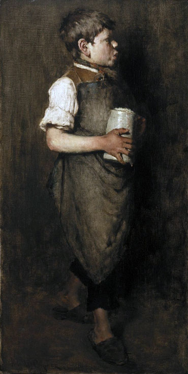 The Whistling Boy, 1875 by William Merritt Chase | Painting Reproduction