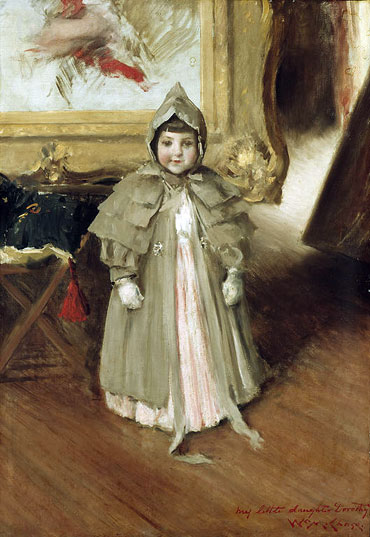 My Little Daughter Dorothy, c.1894 by William Merritt Chase | Painting Reproduction