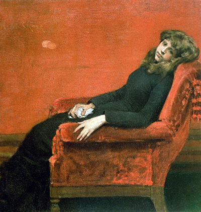 Study of a Young Girl, c.1888/90 by William Merritt Chase | Painting Reproduction