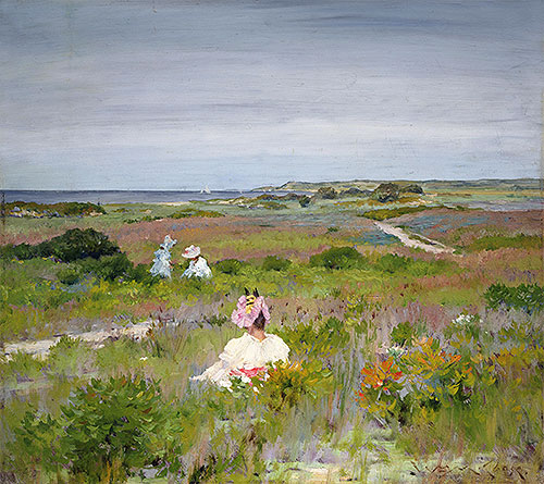 Landscape: Shinnecock, Long Island, c.1896 | William Merritt Chase | Painting Reproduction
