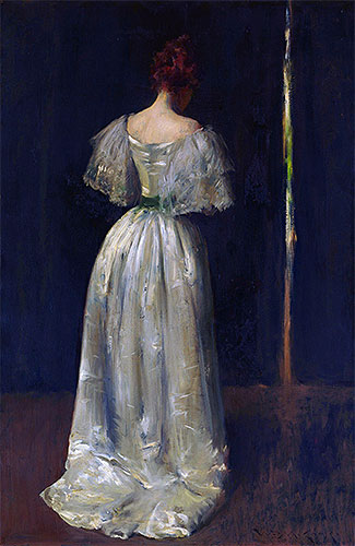 Seventeenth Century Lady, c.1895 | William Merritt Chase | Painting Reproduction