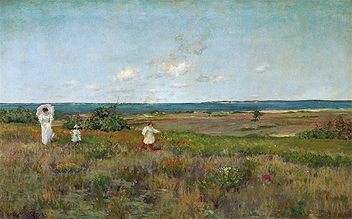 Near the Beach, Shinnecock, c.1895 by William Merritt Chase | Painting Reproduction