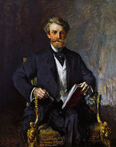 William Andrews Clark, c.1915 by William Merritt Chase | Painting Reproduction