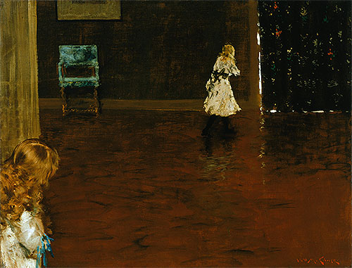 Hide and Seek, 1888 by William Merritt Chase | Painting Reproduction