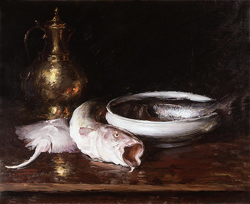 Still Life, c.1913 by William Merritt Chase | Painting Reproduction