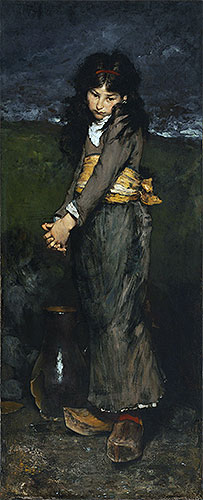 Broken Jug, c.1876 by William Merritt Chase | Painting Reproduction