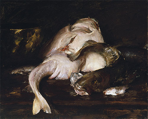 Still Life, Fish, 1912 | William Merritt Chase | Gemälde Reproduktion