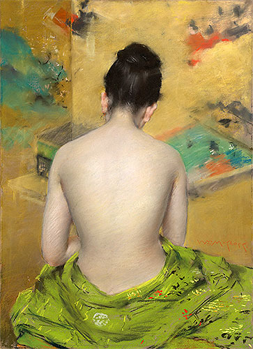 Study of Flesh Color and Gold, 1888 | William Merritt Chase | Gemälde Reproduktion
