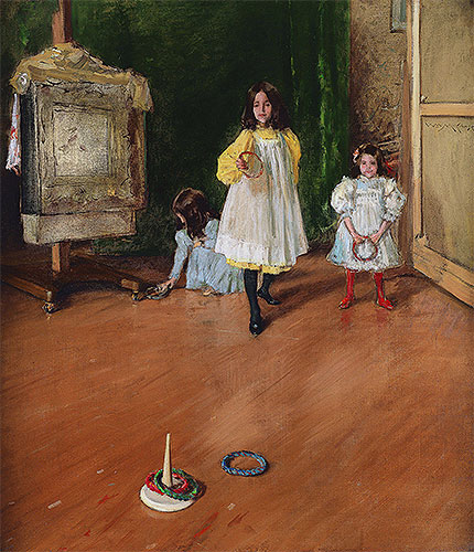 Ring Toss, 1896 | William Merritt Chase | Gemälde Reproduktion