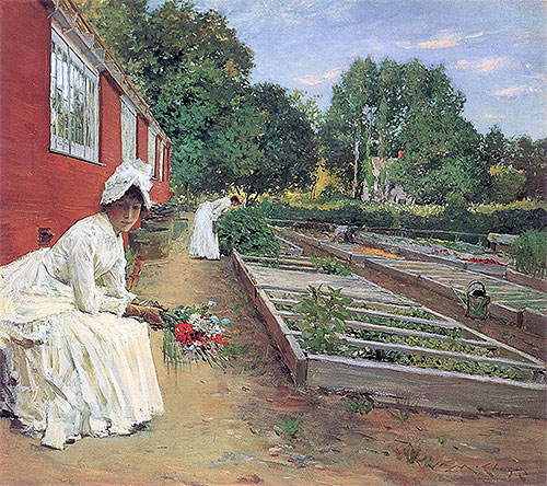 The Nursery, 1890 by William Merritt Chase | Painting Reproduction