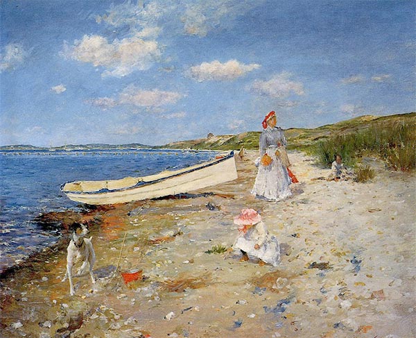 Sunny Day at Shinnecock Bay, 1892 | William Merritt Chase | Painting Reproduction