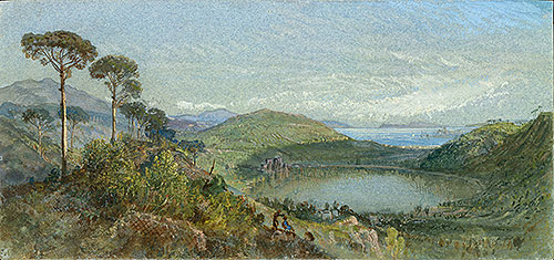 Lago Avernus, c.1867/70 | William Trost Richards | Gemälde Reproduktion
