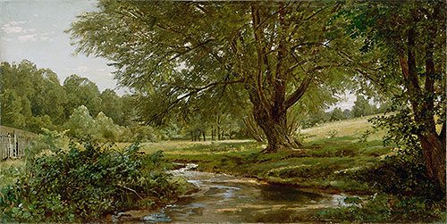 Glade at Oldmixon, Chester County, Pennsylvania, c.1881/90 | William Trost Richards | Painting Reproduction
