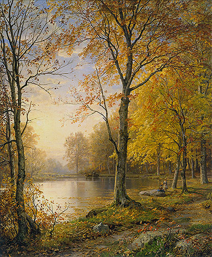 Indian Summer, 1875 | William Trost Richards | Painting Reproduction