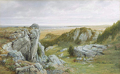 Near Paradise, Newport, 1877 | William Trost Richards | Painting Reproduction