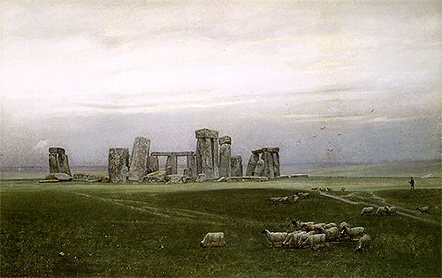 Stonehenge, c.1882 | William Trost Richards | Gemälde Reproduktion