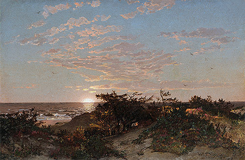 Coastal Scene, 1862 | William Trost Richards | Painting Reproduction