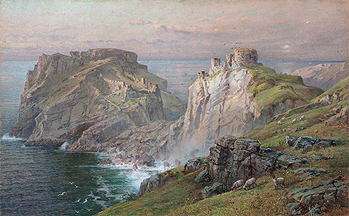Tintagel, 1881 | William Trost Richards | Gemälde Reproduktion