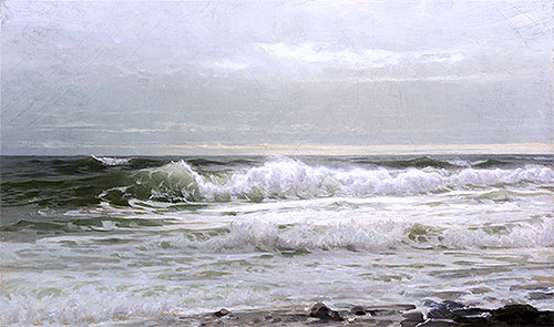Seestück, c.1890 von William Trost Richards | Gemälde-Reproduktion