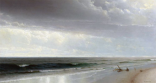 Newport Beach, 1873 | William Trost Richards | Painting Reproduction