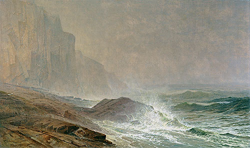 Coast of Cornwall, 1869 | William Trost Richards | Gemälde Reproduktion
