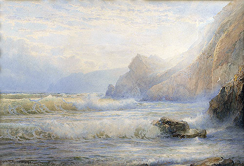 Crashing Waves | William Trost Richards | Painting Reproduction