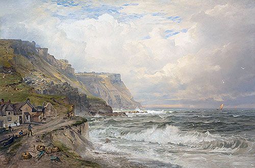 Portland Bill, England, c.1885/90 | William Trost Richards | Gemälde Reproduktion
