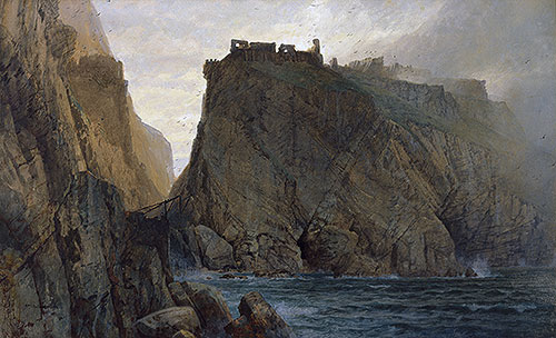 Tintagel on the Cornish Coast, 1879 | William Trost Richards | Painting Reproduction