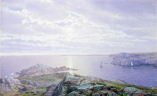 Rocky Cove, 1876 | William Trost Richards | Painting Reproduction