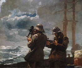 Eight Bells, 1886 von Winslow Homer | Gemälde-Reproduktion