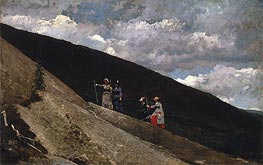 In the Mountains, 1877 von Winslow Homer | Gemälde-Reproduktion