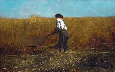 The Veteran in a New Field, 1865 by Winslow Homer | Painting Reproduction