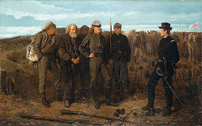 Prisoners from the Front, 1866 by Winslow Homer | Painting Reproduction