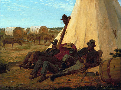 The Bright Side, 1865 | Winslow Homer | Painting Reproduction