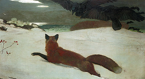 Fox Hunt, 1893 | Winslow Homer | Painting Reproduction